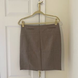Express | Tan Pencil Skirt